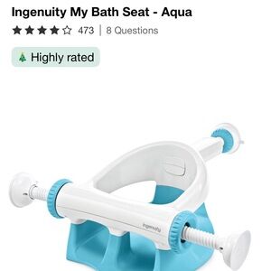 Aqua Bath Seat Baby 🛁 💦 🤍